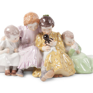 A Meissen Porcelain Figural Group