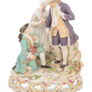 A Meissen Porcelain Figural Group