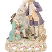 A Meissen Porcelain Figural Gr