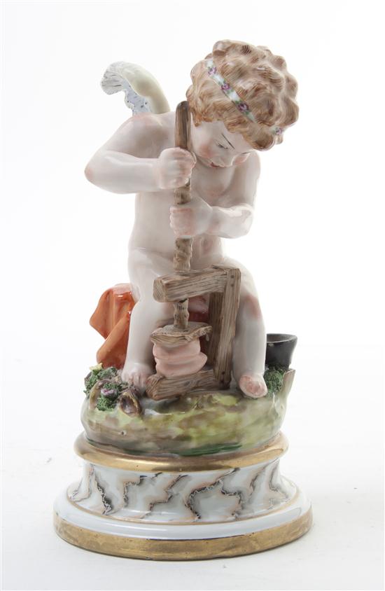 * A Meissen Porcelain Figure