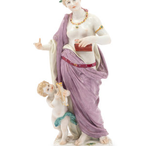 A Meissen Porcelain Figure Late