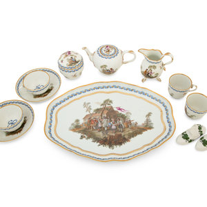 A Meissen Porcelain Tea Service