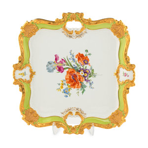 A Meissen Porcelain Tray 20th