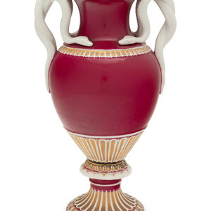 A Meissen Porcelain Vase bearing