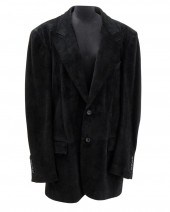 A MEN'S GUCCI BLACK SUEDE JACK