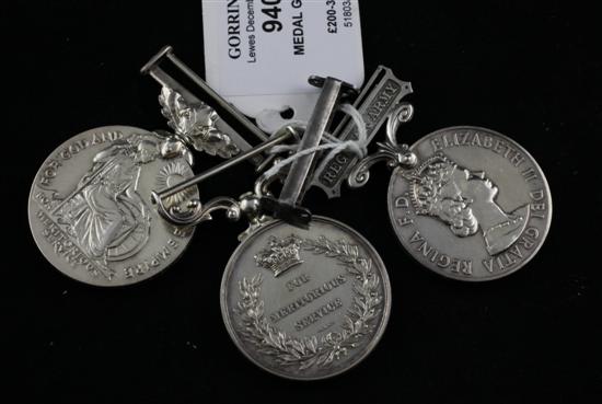 A Meritorious Service medal group