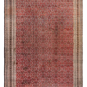 A Meshed Wool Rug Northeast Persia,