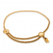 A METAL CHAIN BELTS, CHANEL A