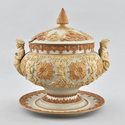 A Mettlach Tureen and Cover with