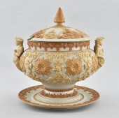 A Mettlach Tureen and Cover wi