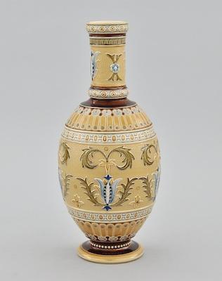 A Mettlach Vase Decorated in fall