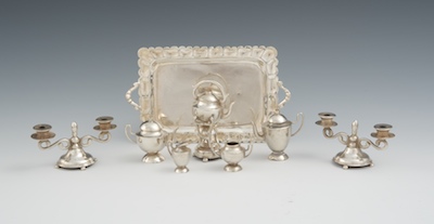 A Mexican Miniature Sterling Silver