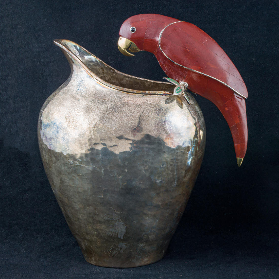 A MEXICAN MIXED METAL SILVERPLATE
