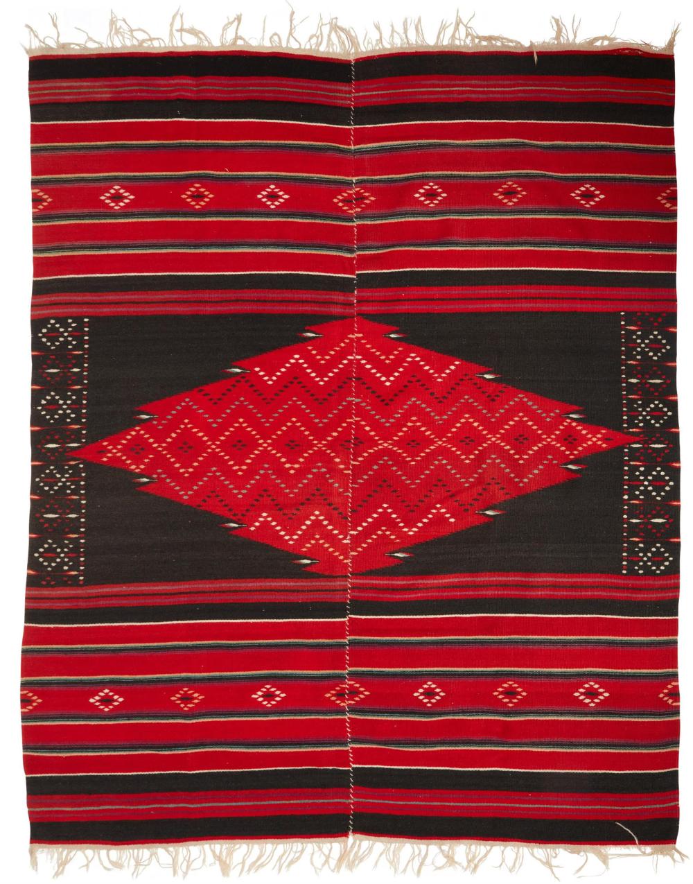 A MEXICAN SALTILLO SERAPE