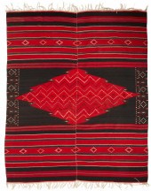 A MEXICAN SALTILLO SERAPE TEXT