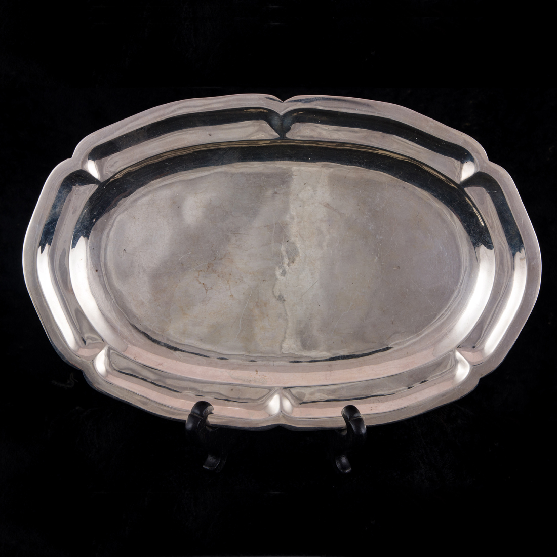 A MEXICAN SANBORN STERLING DISHFORM