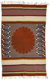 A MEXICAN SERAPE TEXTILEA Mexi