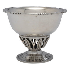 A Mexican Silver Footed Compote