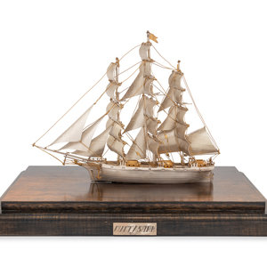A Mexican Silver Model of the Cutty
