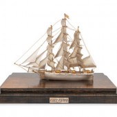 A Mexican Silver Model of the