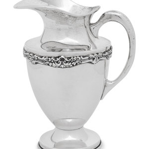 A Mexican Silver Pitcher  Eddies,