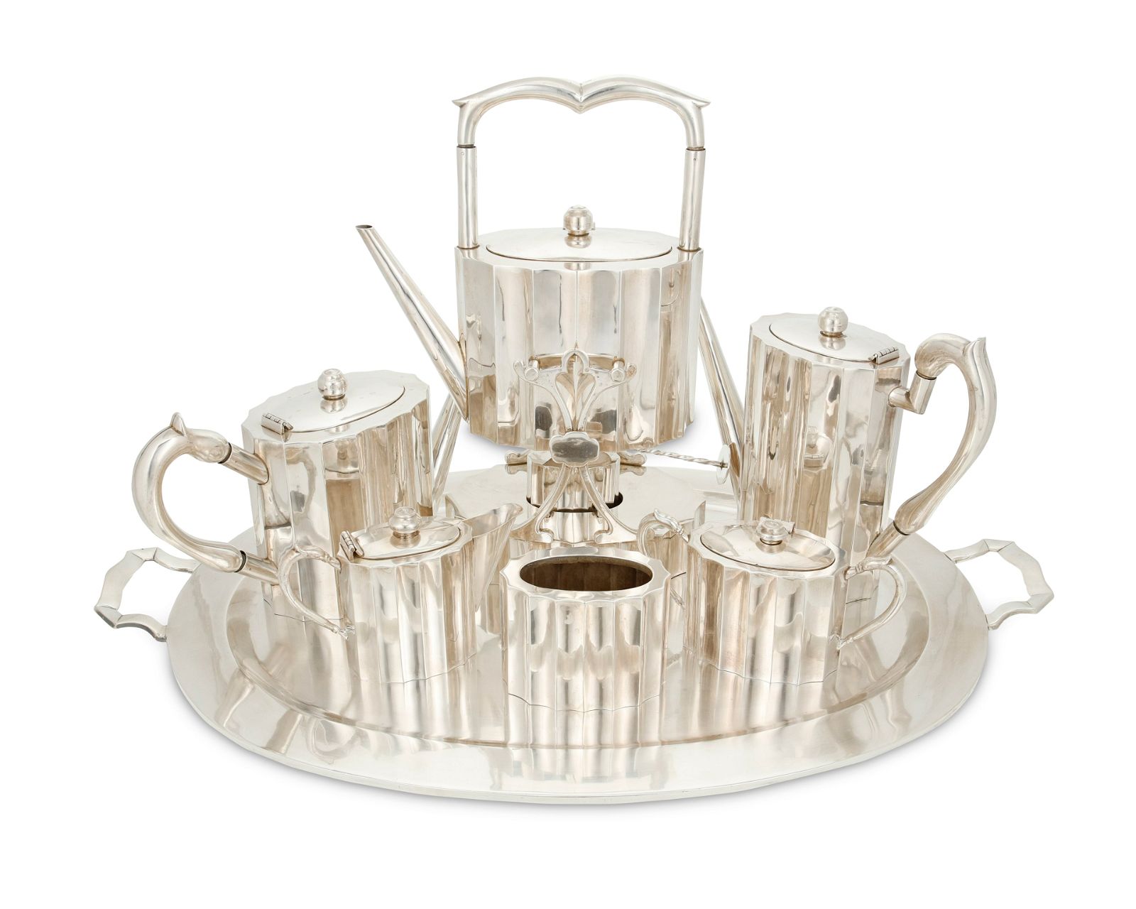 A MEXICAN STERLING SILVER COFFEE