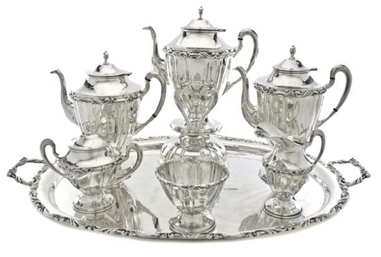A Mexican Sterling Silver Tea and