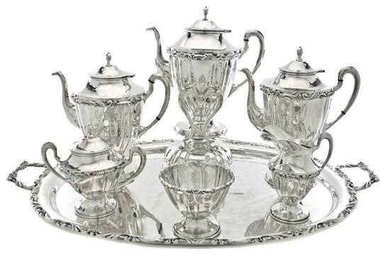 A Mexican Sterling Silver Tea and