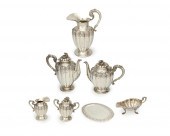 A MEXICAN STERLING SILVER TEA