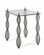 A MICHAEL ARAM CAGE METAL AND