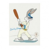 A MICKEY MANTLE SIGNED ANIMATI