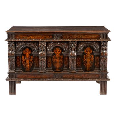 A mid 17th Century Flemish oak