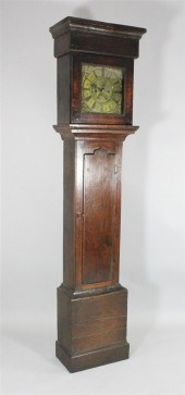 A mid 18th century oak eight d