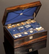 A mid 19th Century amboyna wor
