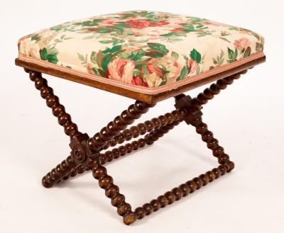 A mid 19th Century bobbin-turned