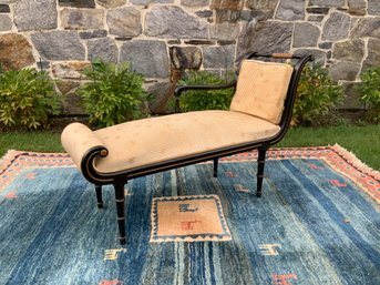 A mid 20th C. black lacquered