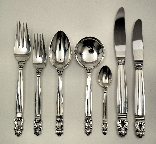 A mid 20th Century Danish silvery