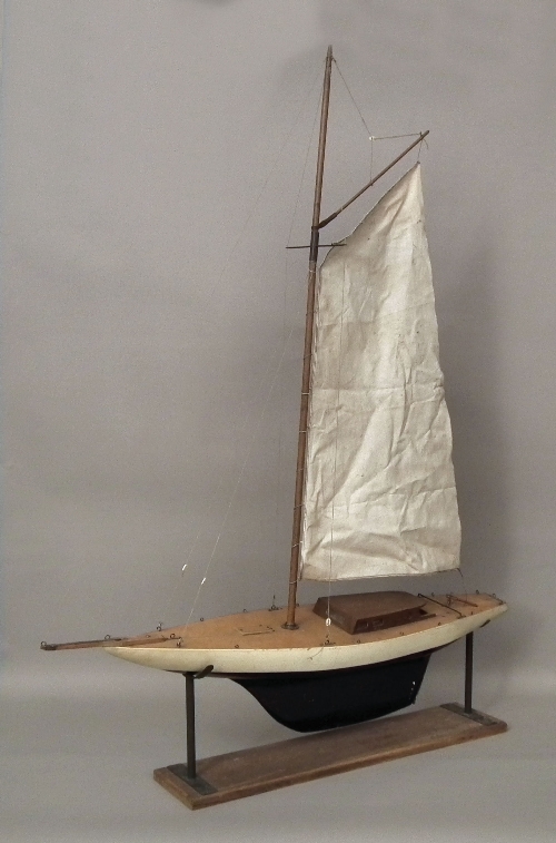 A mid 20th Century wooden pond