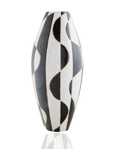 A MID-CENTURY MODERN BLACK AND