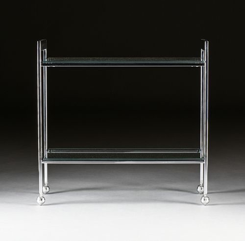 A MID CENTURY MODERN CHROME AND