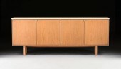 A MID CENTURY MODERN MARBLE TO