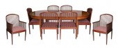 A MID-CENTURY MODERN WOOD DINI