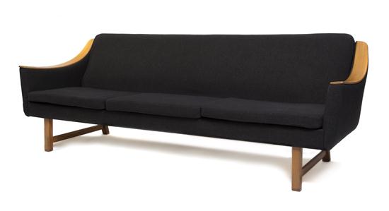 A Mid-Century Sleeper Sofa having