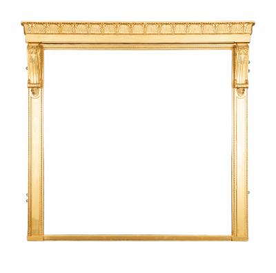 A mid Victorian giltwood and
