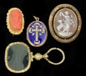 A mid Victorian gold coloured