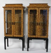 A MIDCENTURY PAIR OF FAUX FINI