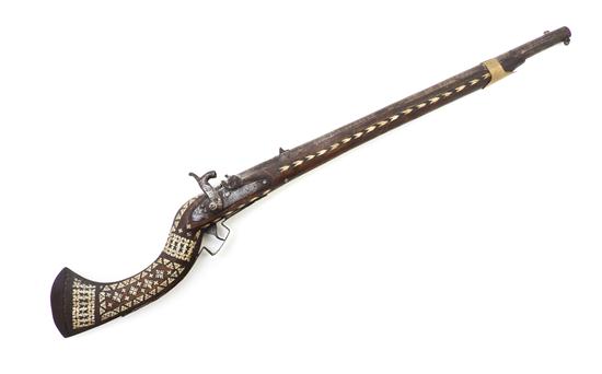 * A Middle Eastern Bone Inlaid