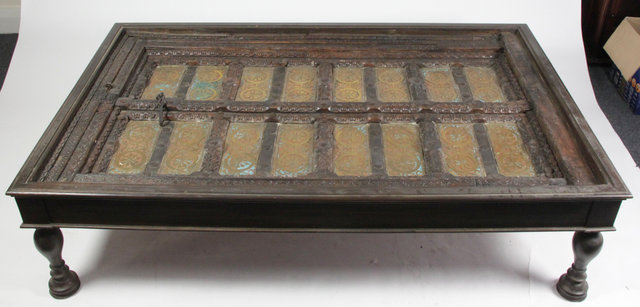 A middle Eastern carved wood