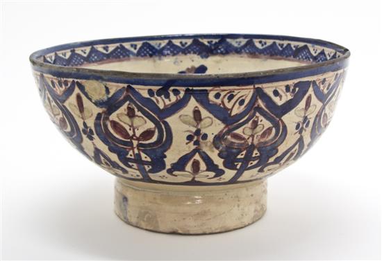 A Middle Eastern Ceramic Bowl of