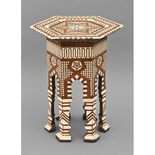 A Middle Eastern ivory-inlaid